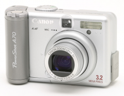 Canon Powershot A70 accessories
