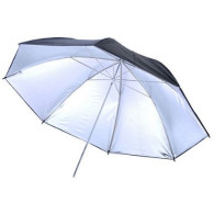 Paraguas Visico UB-003 Plateado/Negro 110cm