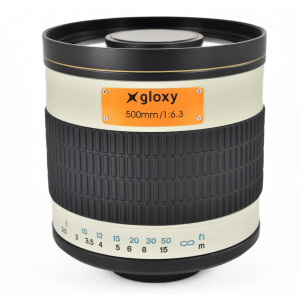 Teleobjetivo Pentax Gloxy 500mm f/6.3 Mirror