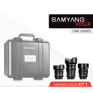 Kit Samyang Cine 14mm, 35mm, 85mm Canon