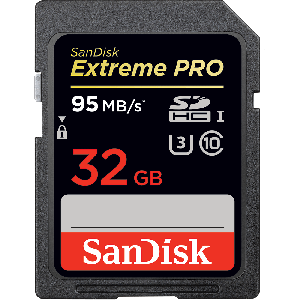 Memoria SDHC SanDisk Extreme Pro 32GB 95Mb/s U3