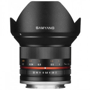 Objetivo Samyang 12mm f/2.0 NCS CS Canon M Negro