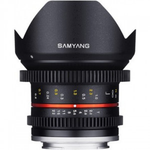 Objetivo Samyang VDSLR 12mm T2.2 NCS CS Fuji X