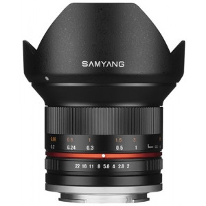 Objetivo Samyang 12mm f/2.0 NCS CS Fuji X Negro