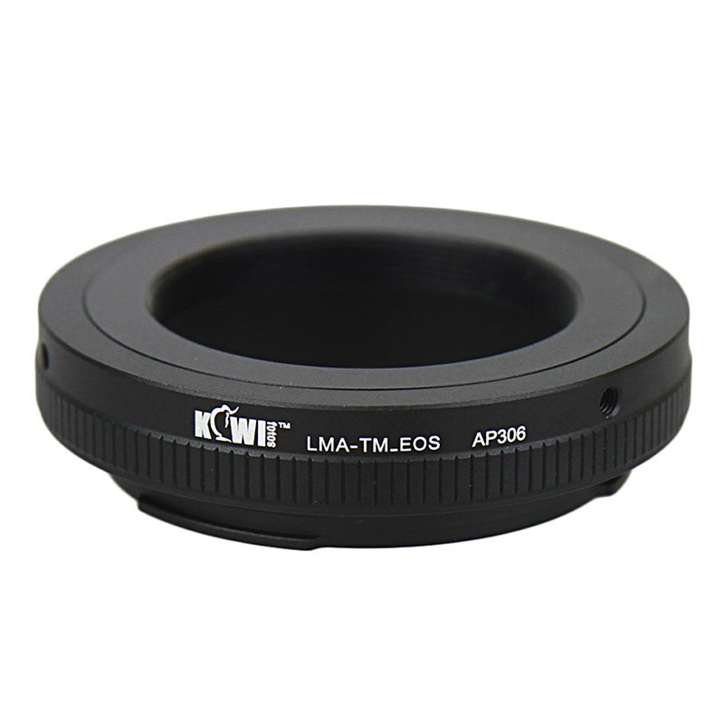 Kiwifotos Adaptador Objetivos lentes Montura T T2 cámaras Canon EOS 