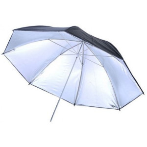 Parapluie Visico UB-003 Argenté/Noir 110cm