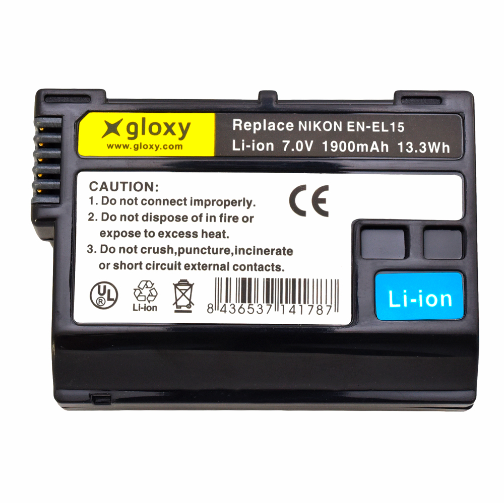 Cámara acu batería 2000mah para Nikon Coolpix d7500 