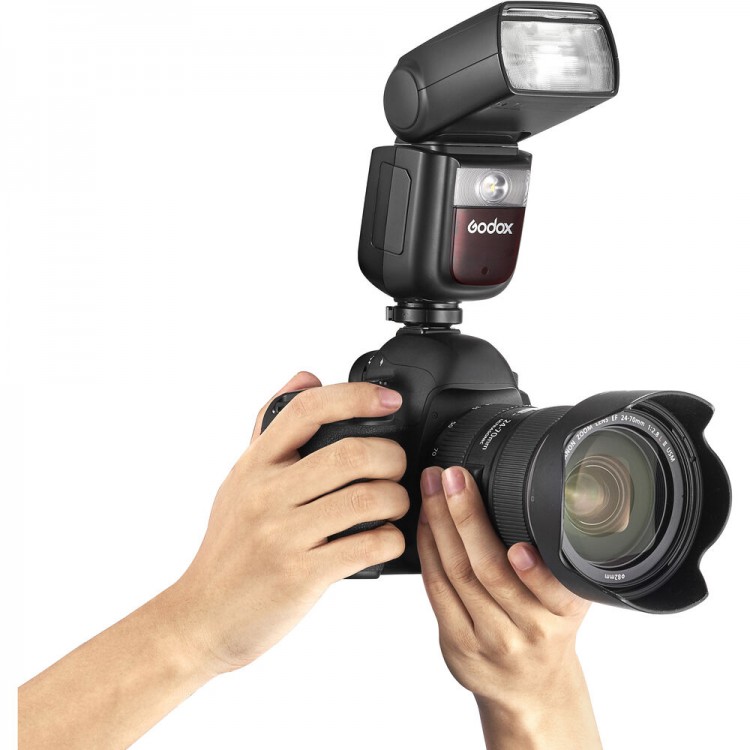 Flash Godox V1 - para cámara Canon - Nikon - Sony