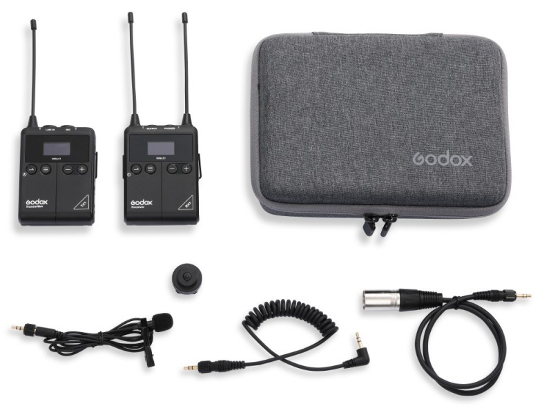 Godox WmicS1 Kit 1 Micro-cravate sans fil UHF pour Sony RX10 IV