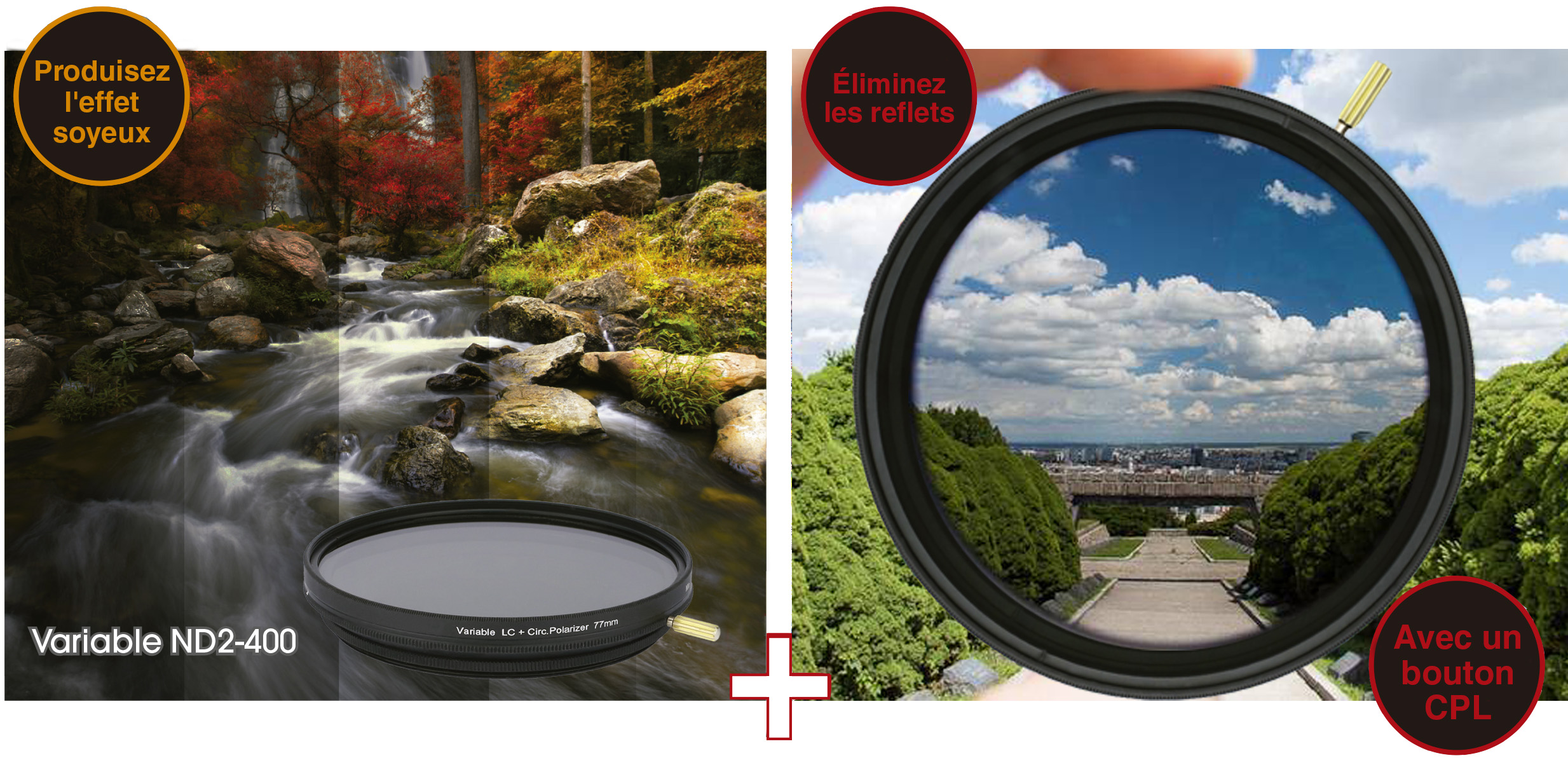 Filtro ND Variable ND2-400 52mm – FotoPlus