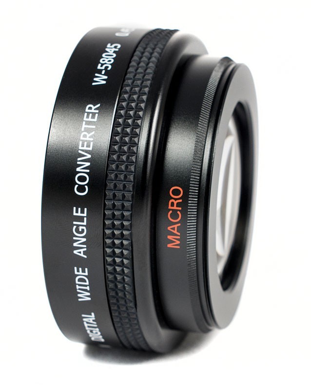 F Fityle 62mm 0,45 x Grand Angle Macro lentille de Conversion pour Canon Nikon Sony Pentax Olympus Appareil Photo 