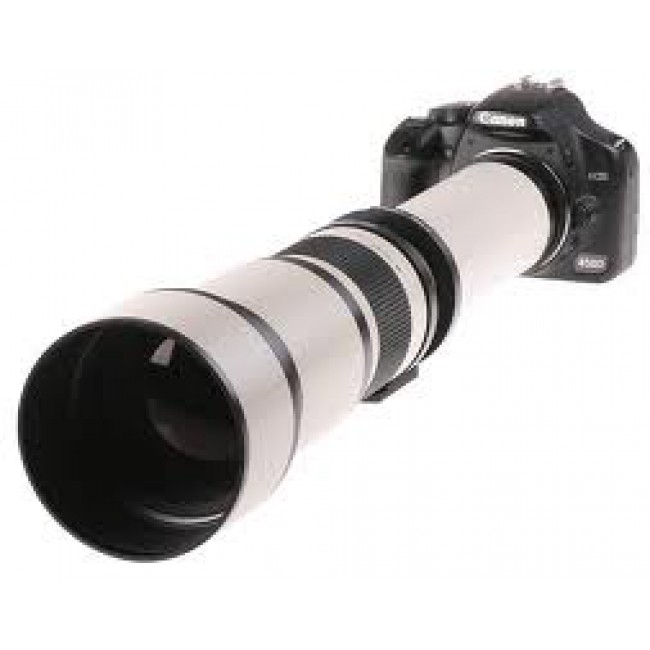 Súper Teleobjetivo Samyang 650-2600mm f/8-16 Canon + Duplicador 2x