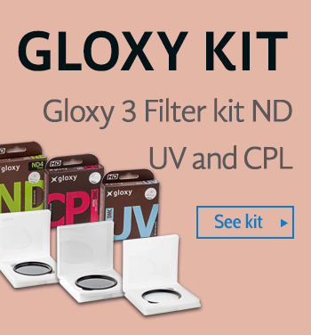 Gloxy 3 filter kit ND4, CPL, UV