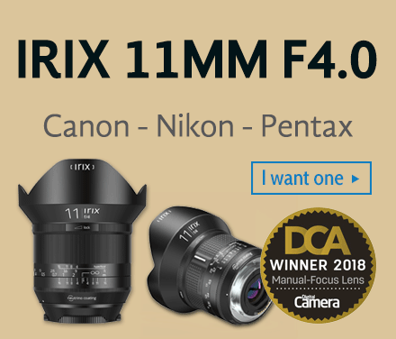 Irix 11mm f/4 lenses