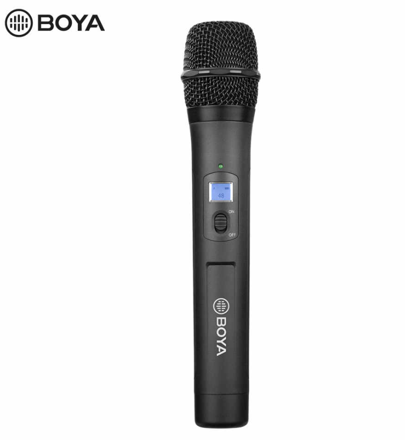 Boya BY-WHM8 PRO Micrófono de mano UHF inalámbrico para Sony Alpha A9 II