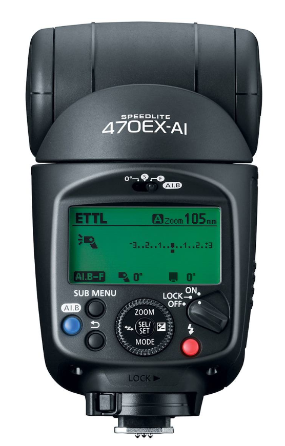 Flash Canon Speedlite 470EX AI pour Canon EOS 20D