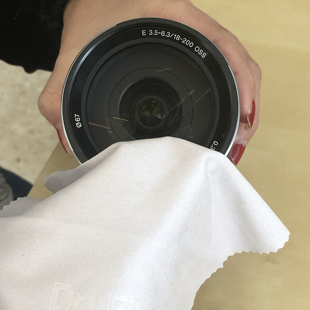 DryFiber paño de limpieza microfibra para Panasonic Lumix DMC-SZ9