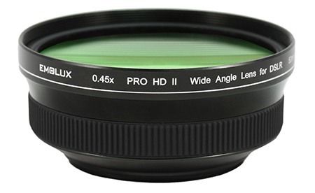 Emolux Wide Angle Lens 0.45x for Panasonic HC-X900M