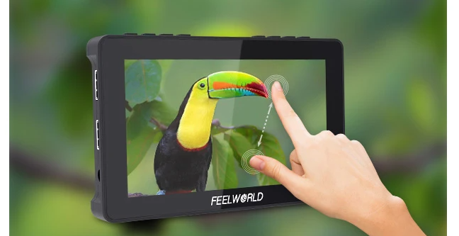 Monitor Feelworld F5 PRO V2 para Samsung NX300