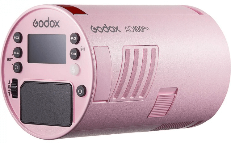 Godox AD100 PRO TTL Flash para exteriores Rosa