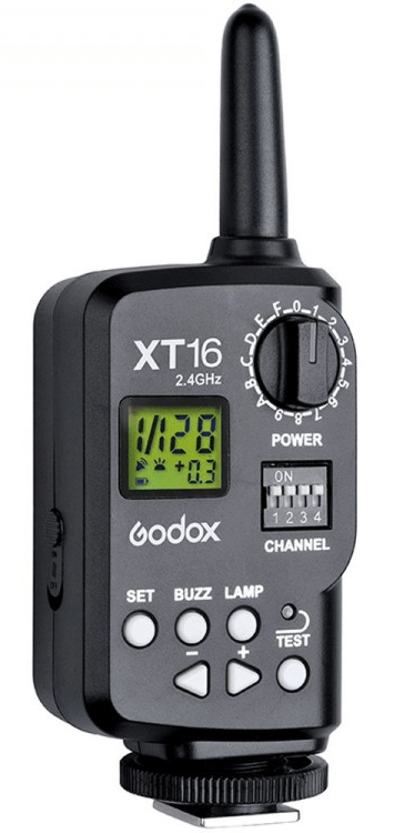Kit Trigger Godox XT16 2.4GHz (Transmisor y Receptor)