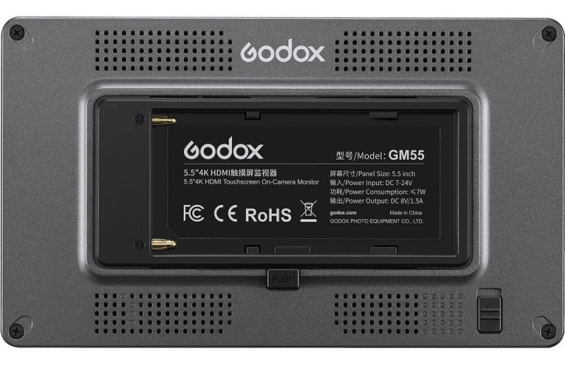 Monitor Godox GM55 4K HDMI Pantalla Táctil 5.5"