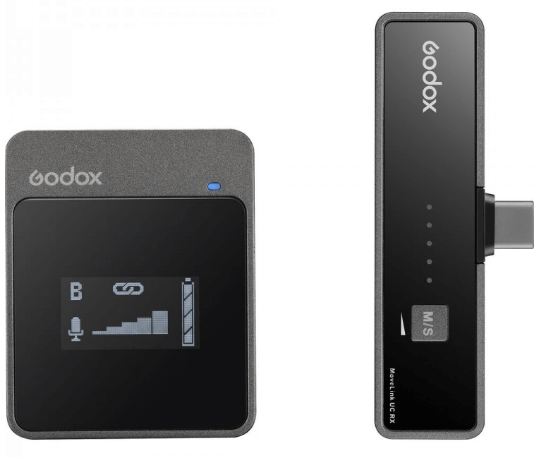Godox MoveLink UC1 Sistema de Micrófono inalámbrico 2.4GHz (USB Tipo C)