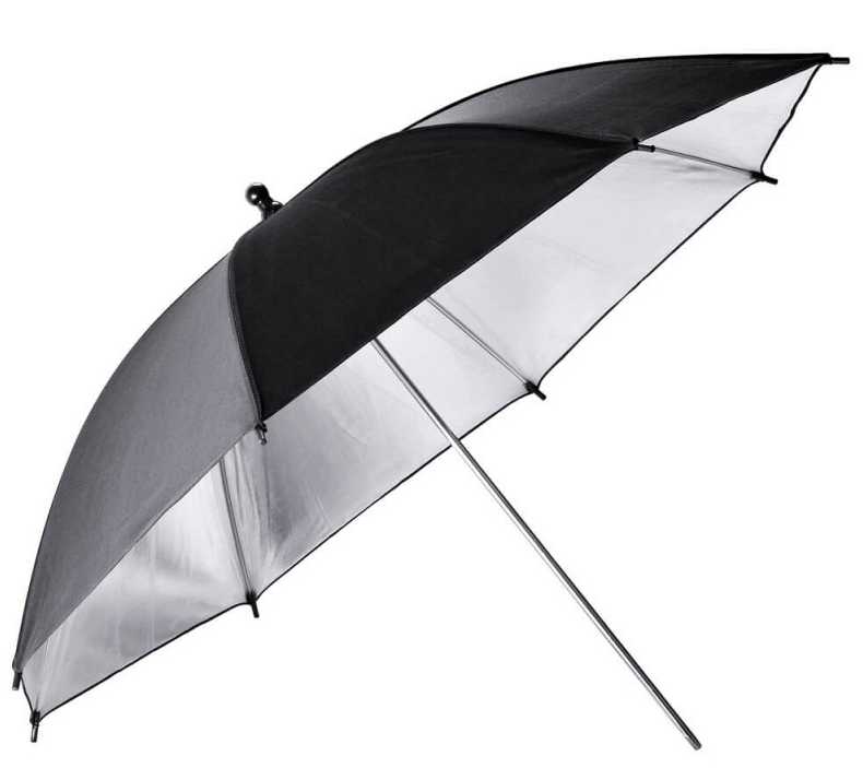 Godox UB-002 Paraguas Negro y Plateado 101cm