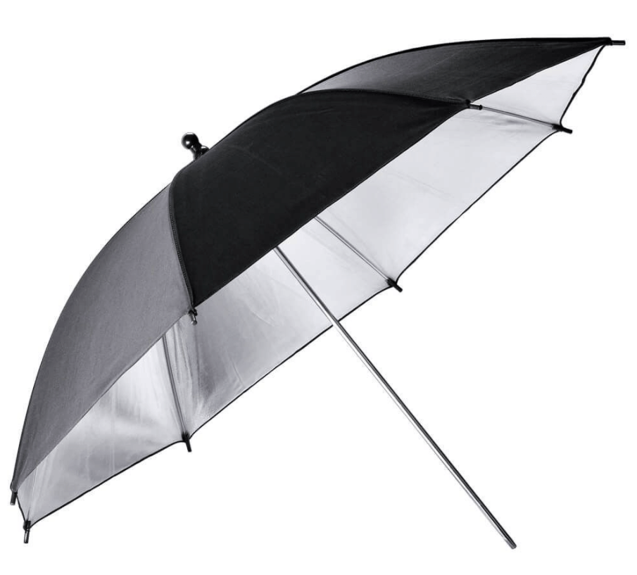 Godox UB-002 Paraguas Negro y Plateado 84cm