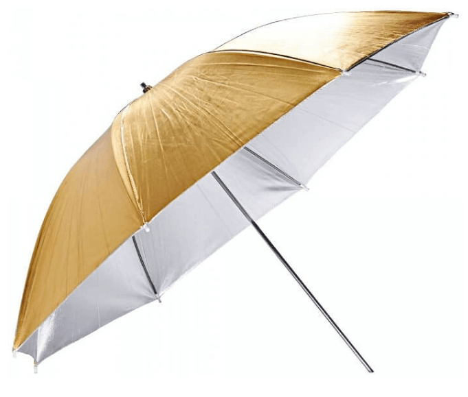 Godox UB-007 Paraguas Dorado y Plateado 84cm