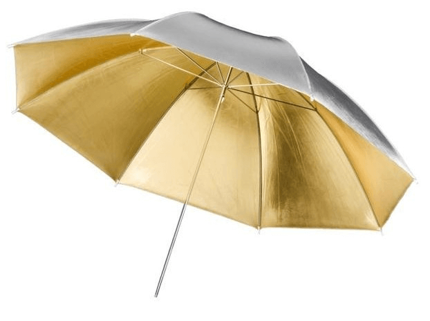 Godox UB-007 Paraguas Dorado y Plateado 84cm