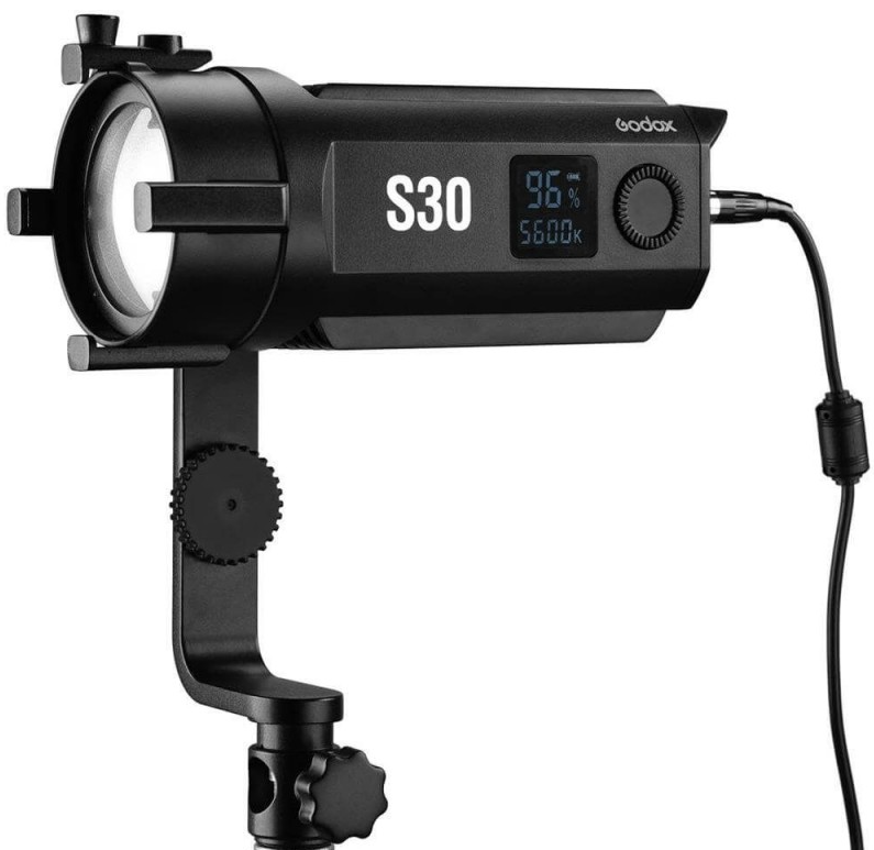 Godox S30 Lámpara LED y viseras SA-08 para Canon LEGRIA HF M52