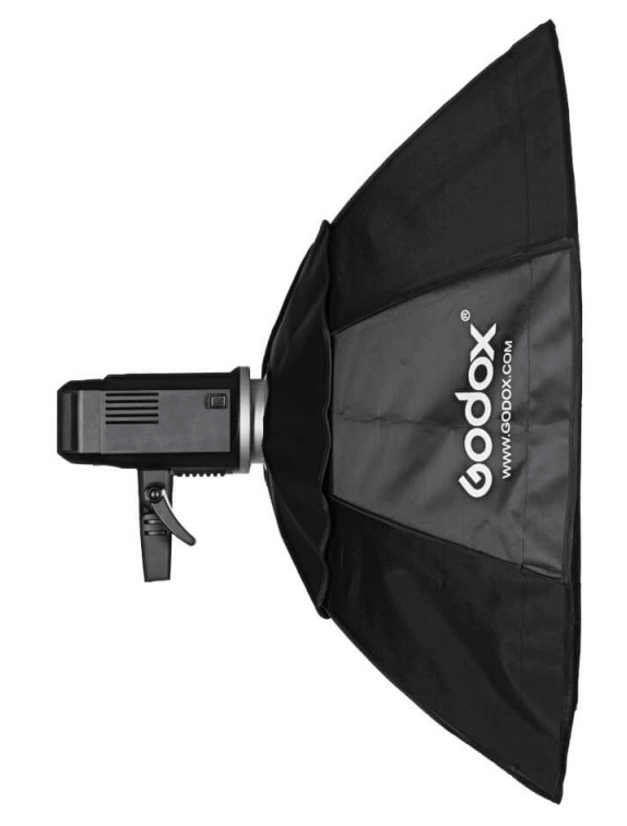 Softbox Octogonal Godox SB-FW120 120cm con Grid para Casio Exilim EX-ZR1000