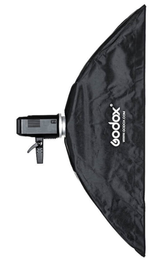 Softbox Rectangulaire Godox SB-FW30120 30x120cm avec Grid pour Nikon Coolpix P7700