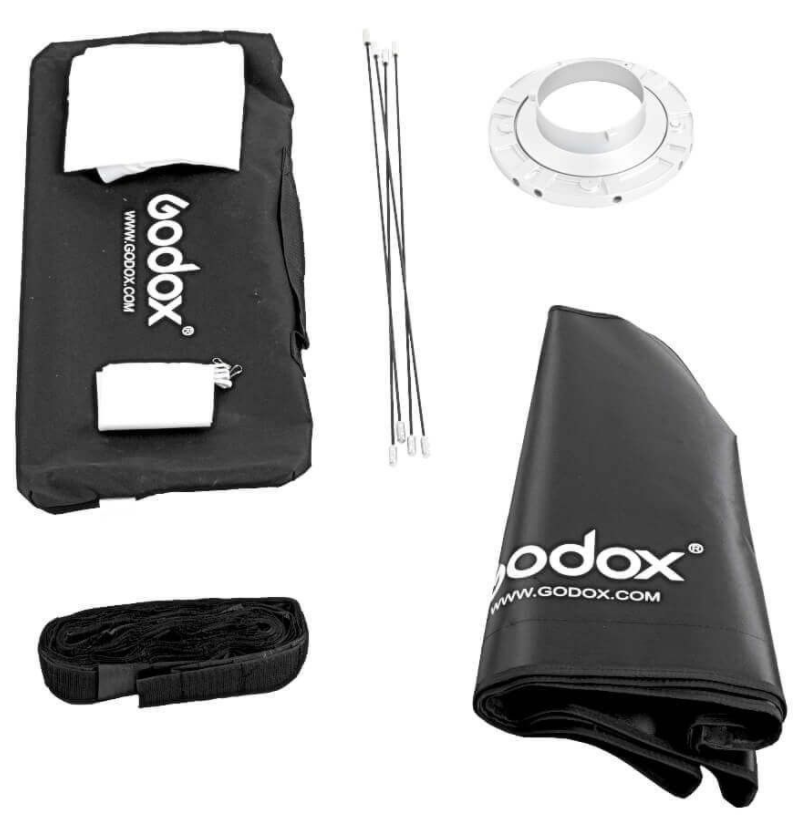 Softbox Rectangulaire Godox SB-FW80120 80x120cm avec Grid pour Fujifilm GFX 100