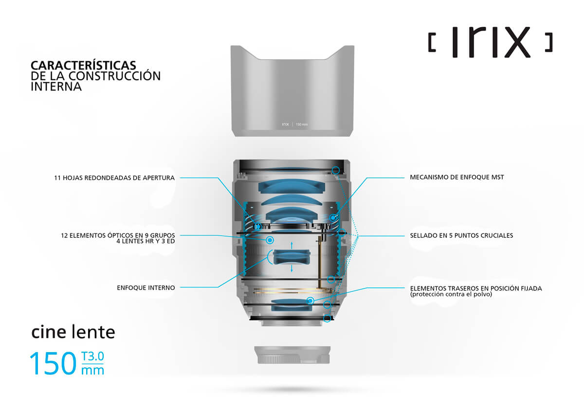 Irix Cine 150mm T3.0 Tele para Nikon Z6