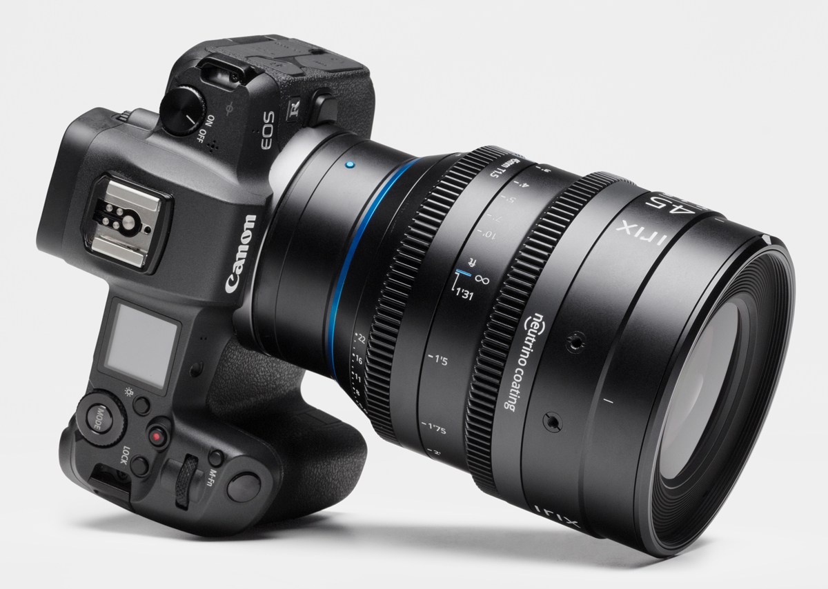 Irix Cine 45mm T1.5 pour Canon EOS R5 C
