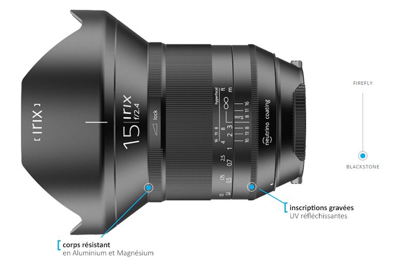Irix Blackstone 15mm f/2.4 Grand Angle pour Nikon D40x