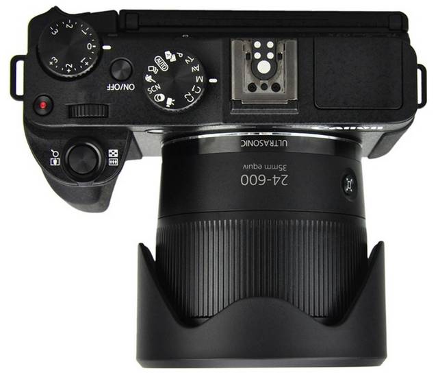 Pare-soleil + Adaptateur 2 en 1 JJC LH-JDC100 pour Canon Powershot G3 X