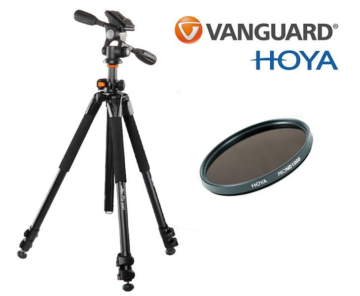 Trípode Vanguard + Filtro Hoya Pro ND1000