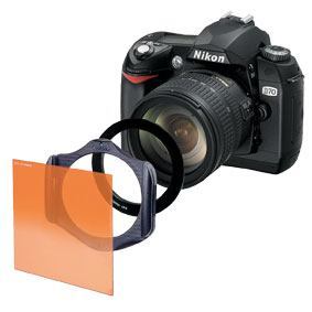 Filtro Cuadrado de color  para Nikon Coolpix P500