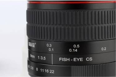 Objectif Meike 8mm f/3.5 MK Fish eye pour Fuji X