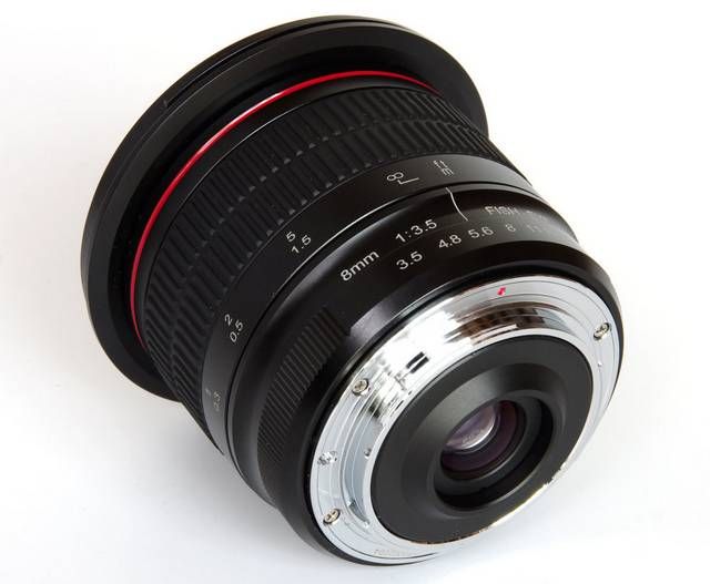Objectif Meike 8mm f/3.5 MK Fisheye pour Canon EF
