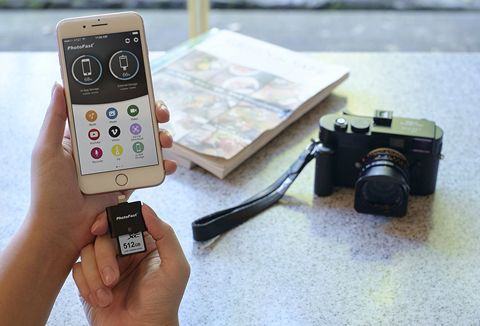 Lecteur de cartes mémoires SD PhotoFast pour iOS 