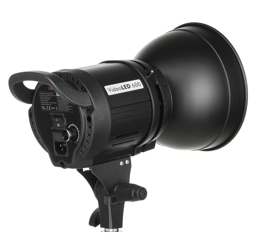 Quadralite VideoLED 600 Set con Trípode y Geles para Canon LEGRIA HF R88