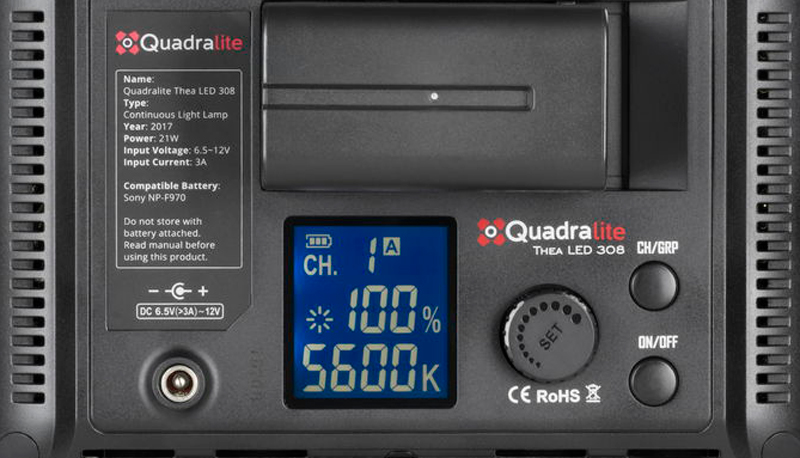 Quadralite Thea 308 Torche LED