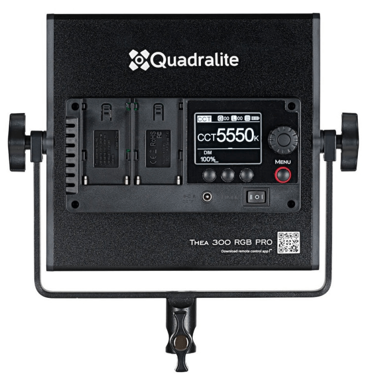 Torche LED Quadralite Thea 300 RGB Pro