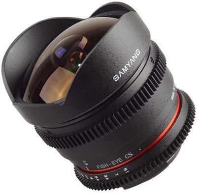 Samyang VDSLR 8mm T3.8 Fish-eye CSII pour Canon EOS 1100D