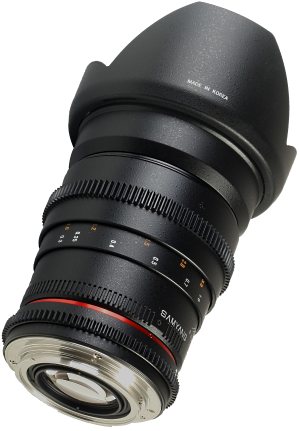 Samyang 35mm T1.5  VDSLR Lens for Sony Alpha A77 II