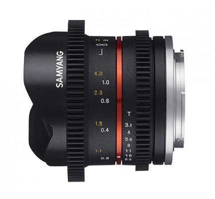 Objetivo Samyang VDSLR 8mm T3.1 UMC CSC Fuji X para Fujifilm X-T10
